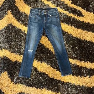 Express Jeans Brand, Cropped Leggings Mid Rise Size 2